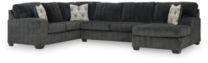 Hollyview - 3-Piece Sectional With Raf Corner Chaise - Shadow