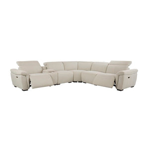 Dayana - Power Motion Sectional Sofa - Beige Boucle
