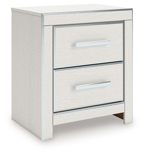 Zuraleus - Two Drawer Night Stand White
