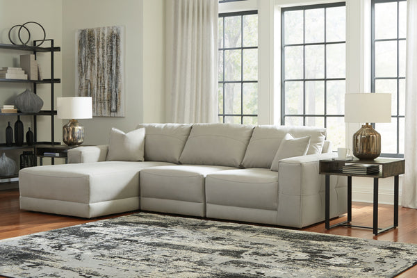Next-gen - Sectional Gray 3 Pc. Left Arm Facing Corner Chaise Sectional