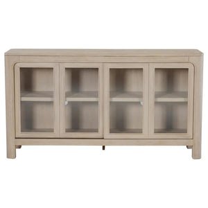 Solano - Sliding Door Dining Sideboard Server - Weathered Mango