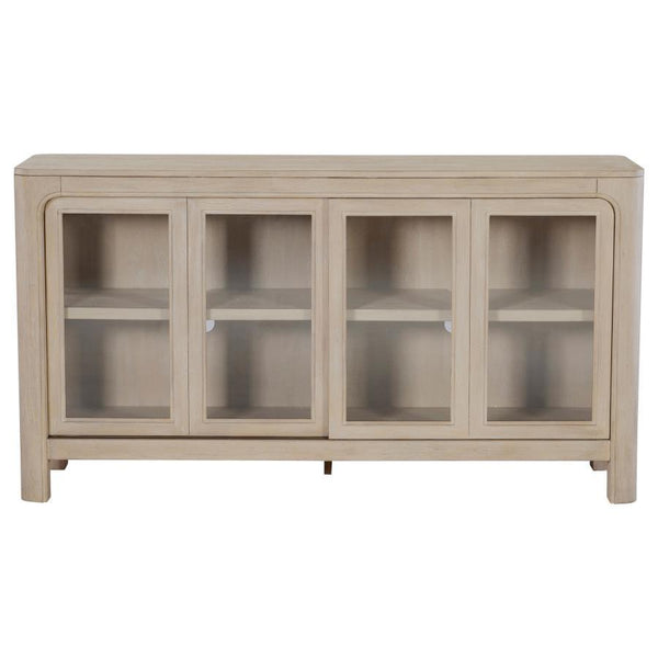 Solano - Sliding Door Dining Sideboard Server - Weathered Mango
