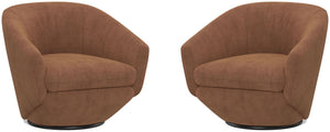 The Twist - Swivel Chair (Set of 2) - Elise Rust