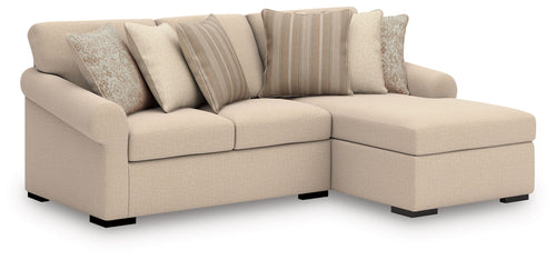 LadyMae - Sectional Beige 2 Pc. Right Arm Facing Corner Chaise Sectional