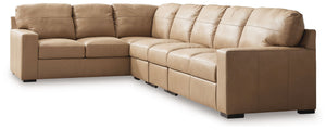 Bandon - Sectional Light Brown 4 Pc. Right Arm Facing Loveseat Sectional