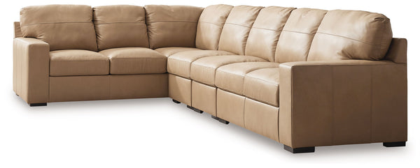 Bandon - Sectional Light Brown 4 Pc. Right Arm Facing Loveseat Sectional
