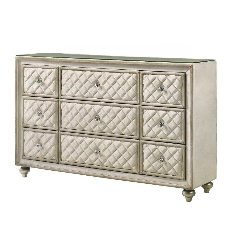 Lucienne - Dresser - Beige Velvet