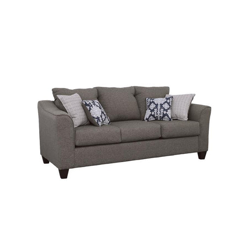 Salizar - Upholstered Flared Arm Sofa Dark Gray