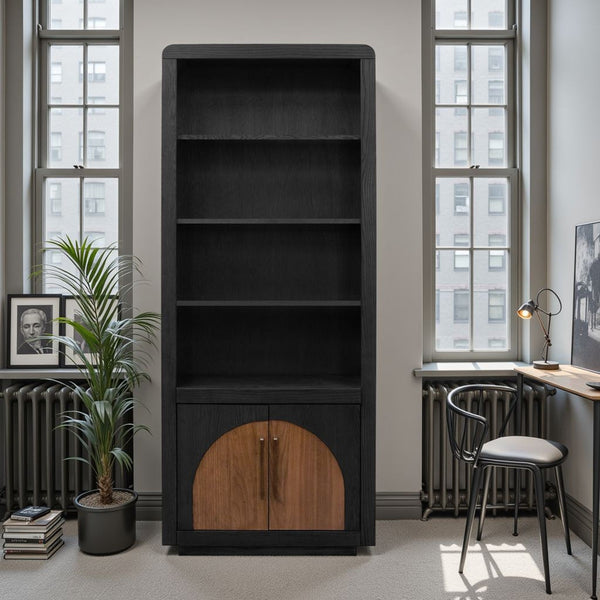 Eclipse - Bookcase Pier With 5 Storage Areas