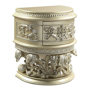 Vatican - Nightstand - Champagne Silver