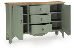 Actonville - Accent Cabinet - Antique Green