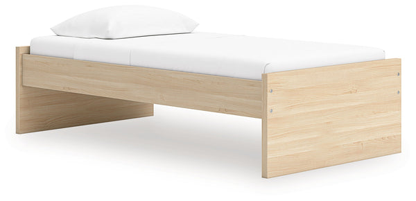 Onita - Platform Bed Light Brown Twin None