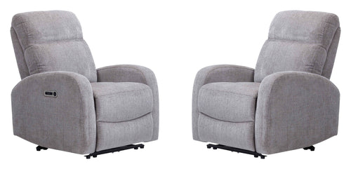 Tuscany - Power Recliner Gray 2 Pieces