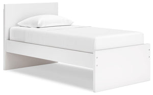Onita - Panel Platform Bed White Twin None