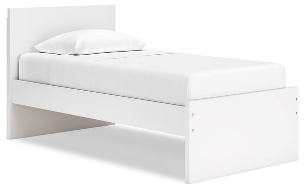 Onita - Panel Platform Bed White Twin None