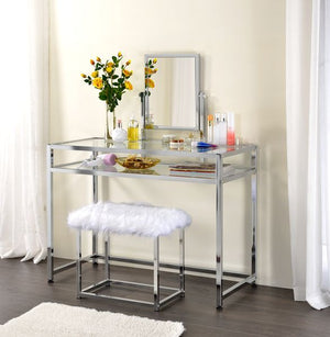 Coleen - Vanity Desk - 42" Chrome