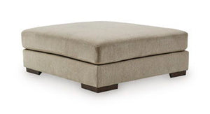 Linenhause - Oversized Accent Ottoman - Dune