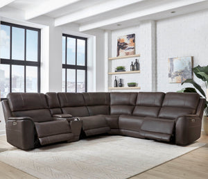 Easton - Power Reclining Sectional With Power Adjustable Headrests
