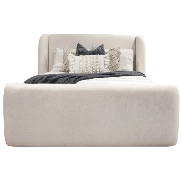 Shiloh - Wingback Upholstered Bed