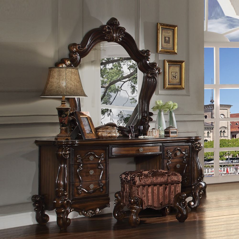 Versailles - Vanity Desk Cherry Oak