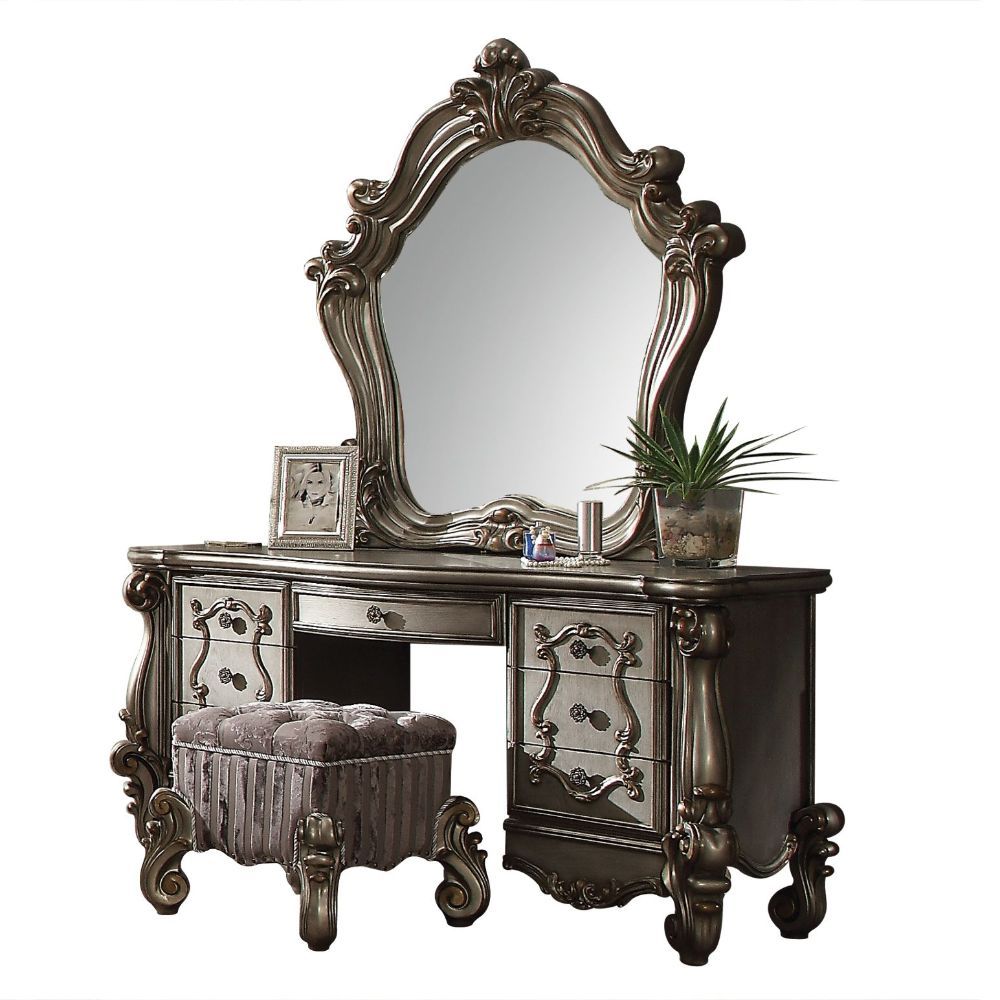 Versailles - Vanity Desk Cherry Oak