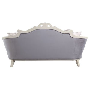 Galelvith - Sofa With 6 Pillows - Gray Fabric