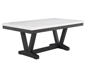 Varley - 5 Piece Rectangular Dining Room Set - White / Gray