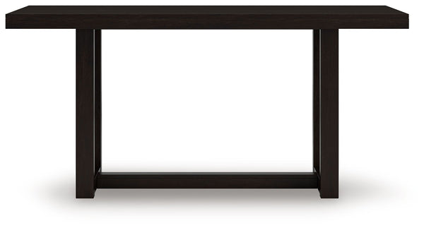 Neymorton - Rectangular Dining Room Counter Table - Dark Grayish Brown