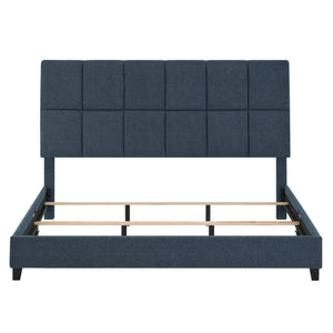 Bridger - Upholstered Squares Panel Bed