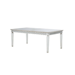 Varian - Dining Table (78"L) - Mirrored & Antique Platinum