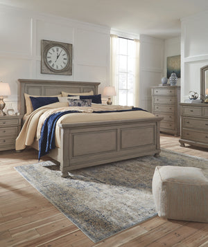Lettner - Panel Bedroom Set Gray