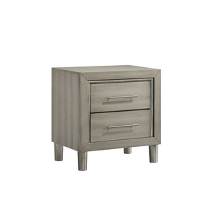 Lennox - 2 Drawer Nightstand - Gray