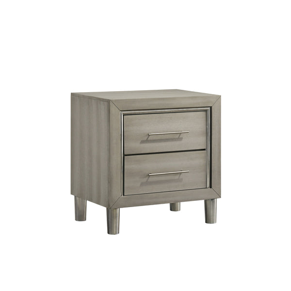 Lennox - 2 Drawer Nightstand - Gray
