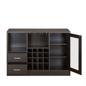 Hazen - 33" Wine Cabinet - Espresso