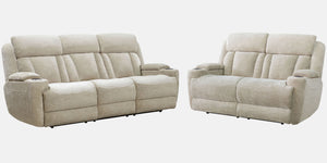 Dalton - Power Reclining Sofa Set Beige 2 Pc. Sofa, Loveseat
