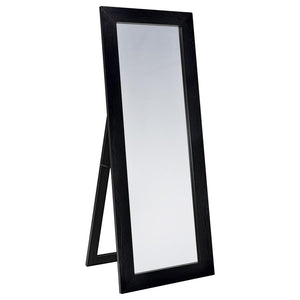 Cadence - Tempered Glass Full Length Mirror Black