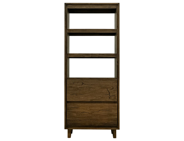 Savia - 2 Drawer Bookcase - Brown