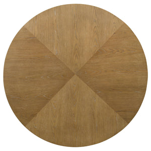 Danvers - Round Wood Dining Table - Brown Oak