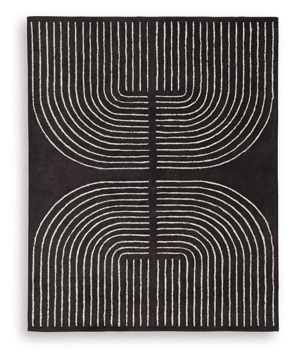 Eldonmore - Rug Black 8' x 10'