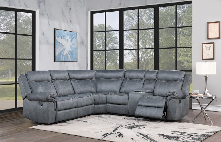 Dollum - Sectional Sofa Chocolate