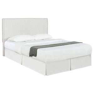 Izzy - Upholstered Panel Headboard White