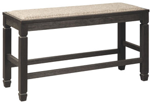 Tyler - Antique Black - DBL Counter UPH Bench