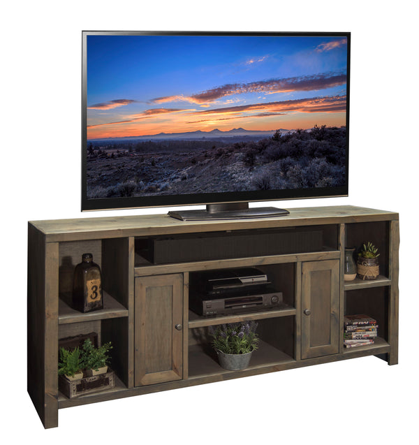 Joshua Creek - 74" TV Stand - Barnwood