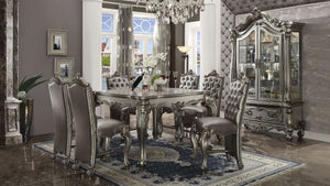 Versailles - Counter Height Table Antique Platinum
