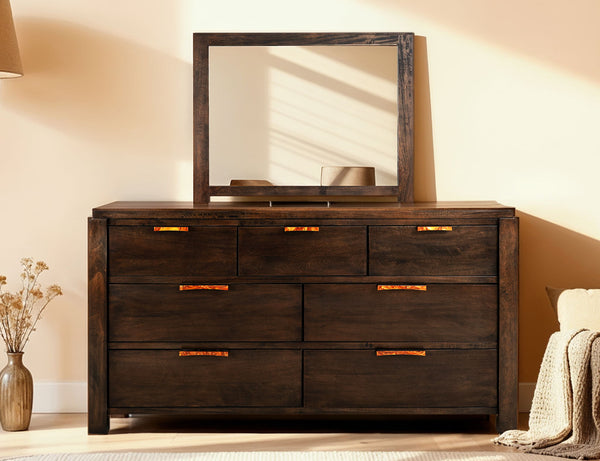 Raramuri - Mirror - Dark Brown