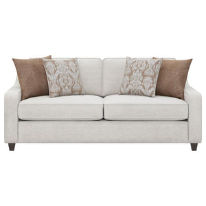 Christine - Upholstered Sloped Arm Sofa - Beige