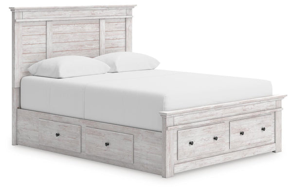 Makidern - Panel Storage Bed