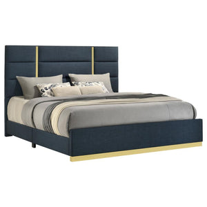Ines - Fabric Upholstered Panel Bed