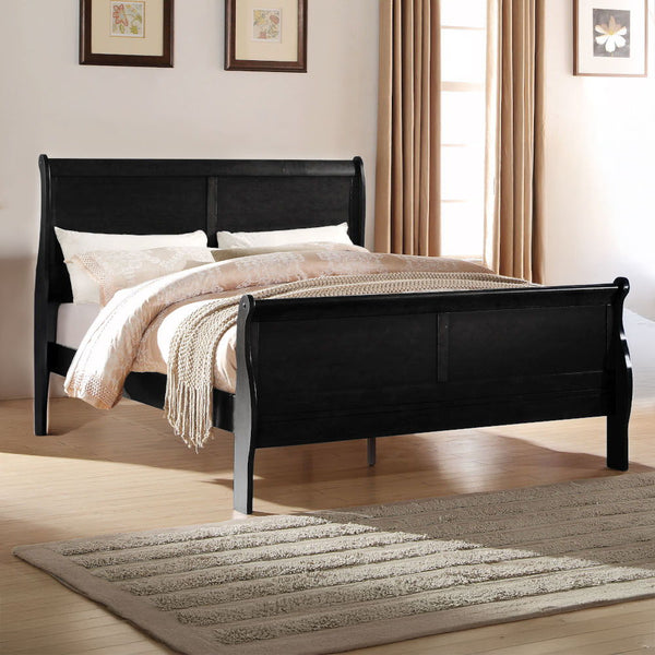 Louis Philippe - Bed Black King