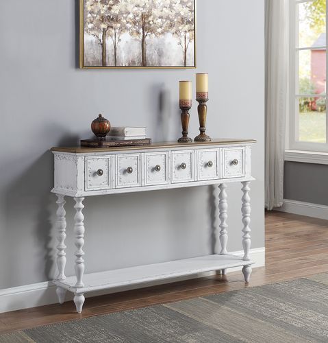 Bence - Console Table - White